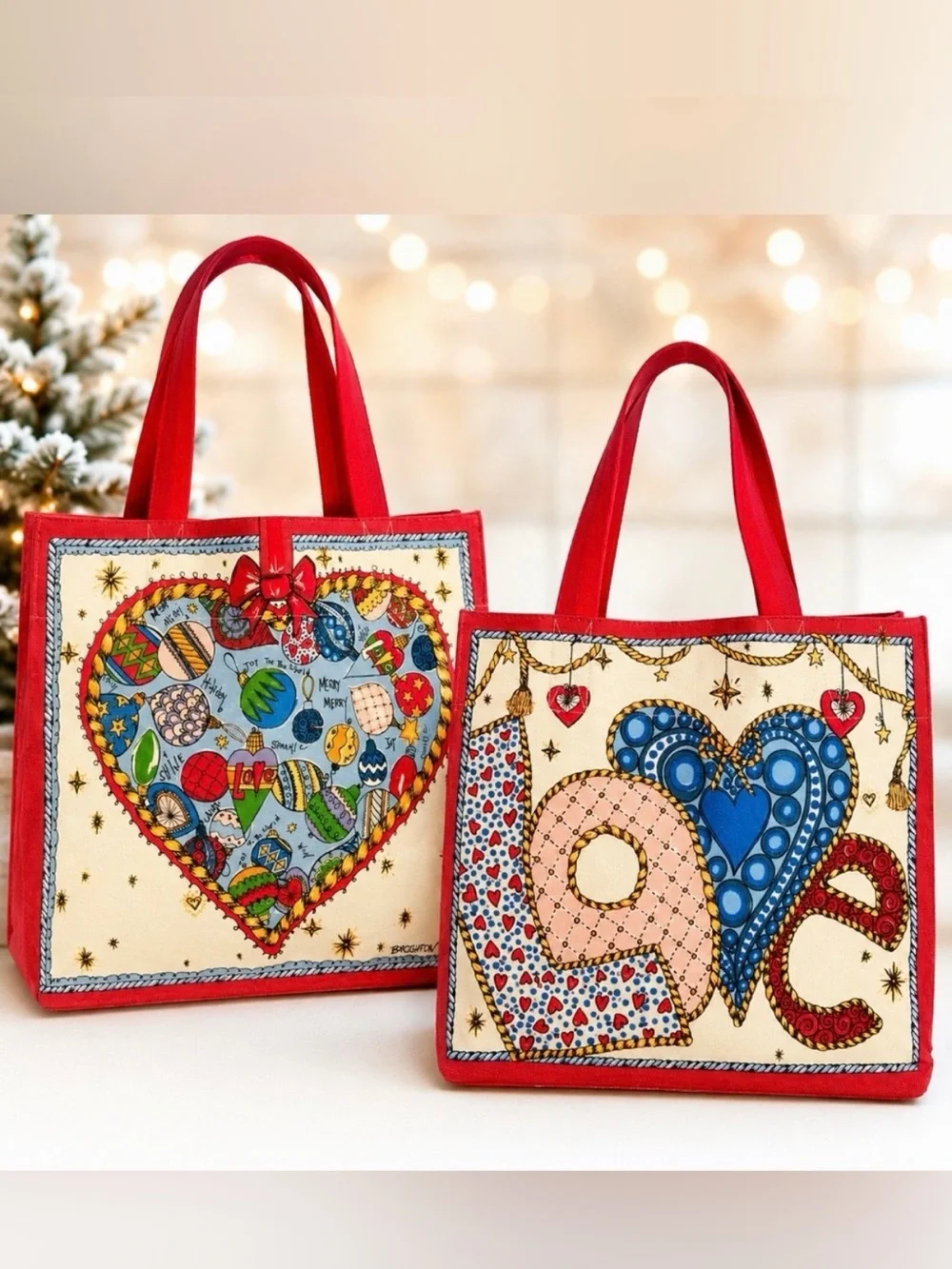 NWT Brighton Canvas Love Tote